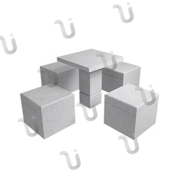 Conjunto mesa espacio público